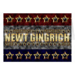 New Gingrich Stars and Stripes Card