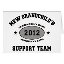 New Grandchild 2012 Greeting Cards