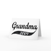 New Grandma 2009 cards