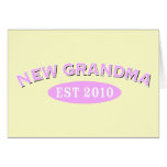 New Grandma 2010 Greeting Card