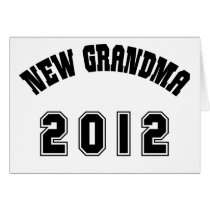 New Grandma 2012 Cards