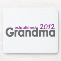 New Grandma established 2012 mousepads