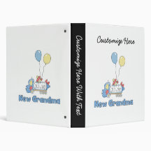 New Grandma Truck It's a Boy Gifts Binder