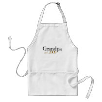 New Grandpa Est 2009 aprons by worldsfair New Grandpa Est 2009 aprons