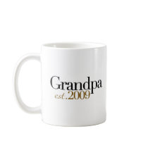 New Grandpa Est 2009 Coffee Mug