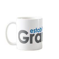 New Grandpa established 2012 mugs