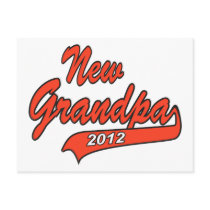 New Grandpa Grandfather 2012 Post Cards
