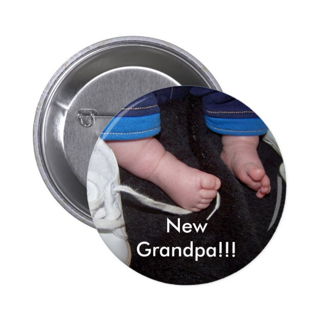 New Grandpa!!! PIN | Zazzle