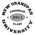 New Grandpa University 2011 Round Sticker