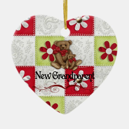 new grandparents christmas ceramic ornament zazzle new grandparents christmas ceramic ornament zazzle