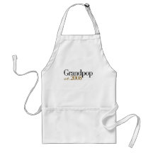 New Grandpop Est 2008 Apron