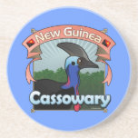 New Guinea Cassowary Sandstone Drink Coaster