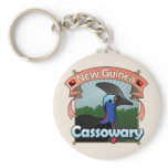 New Guinea Cassowary Basic Keychain