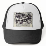 New Guinea Natives Carry U.S. Wounded Mesh Hats