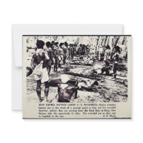 New Guinea Natives Carry U.S. Wounded invitations