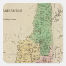New Hampshire 3 Square Sticker