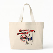 New Hampshire Anti ObamaCare – November’s Coming! Canvas Bag