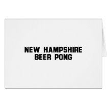 New Hampshire Beer Pong cards by bartstshirts New Hampshire Beer Pong cards
