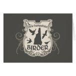 New Hampshire Birder Shield Note Card