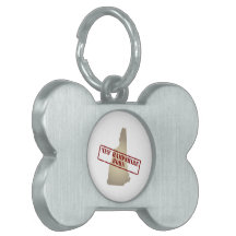 New Hampshire Born - Stamp on Map Pet ID Tag