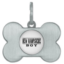 New Hampshire Boy Designs Pet Tags