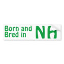 New Hampshire Bred (Bumper) Sticker bumper stickers by TimeTrax New Hampshire Bred (Bumper) Sticker bumper stickers