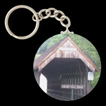New Hampshire Covered Bridge Keychain keychains
