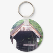 New Hampshire Covered Bridge Keychain by pennysart New Hampshire Covered Bridge Keychain