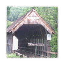 New Hampshire Covered Bridge Magnet by pennysart New Hampshire Covered Bridge Magnet