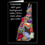 New Hampshire Customize card how you want it cards