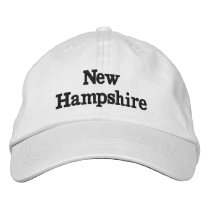 New Hampshire embroidered hats