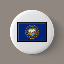 New Hampshire Flag buttons