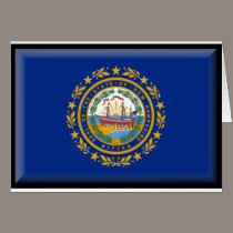New Hampshire Flag cards