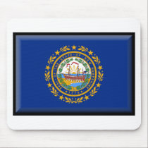 New Hampshire Flag mousepads