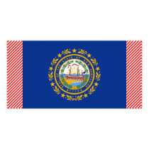 New Hampshire Flag photo cards