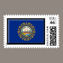 New Hampshire Flag stamps
