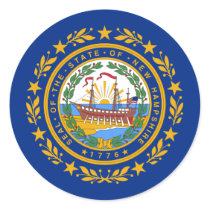 New Hampshire Flag stickers