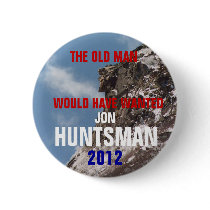 New Hampshire for Jon Huntsman 2012 button