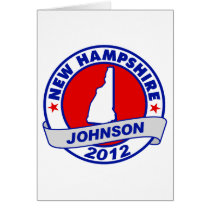 New Hampshire Gary Johnson Cards