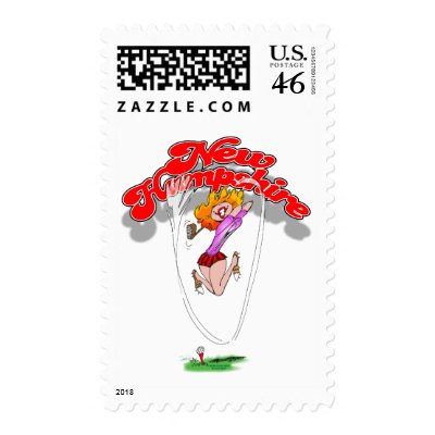 New Hampshire golf stamp by Duncan_Reed