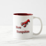 New Hampshire Lobster Red Mugs