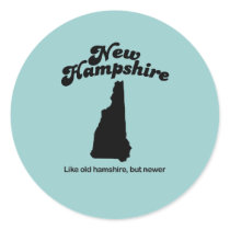 New Hampshire  Motto- Like old Hampshire but new stickers