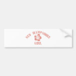 New Hampshire Pink Girl Bumper Stickers