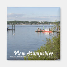 New Hampshire Refrigerator Magnet
