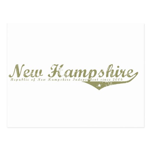 New Hampshire Revolution T-shirts Post Cards