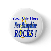 New Hampshire Rocks ! buttons by TShirtDotCom New Hampshire Rocks ! buttons