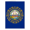 New Hampshire State Flag cards