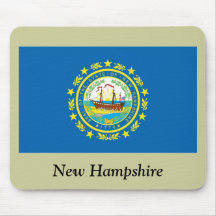 New Hampshire State Flag Mouse Mat