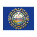 New Hampshire State Flag postcards