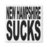 New Hampshire Sucks magnets
